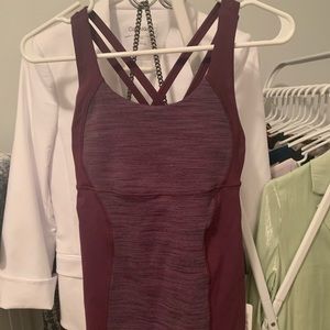 Lululemon Energy Tank in Plum NWT
